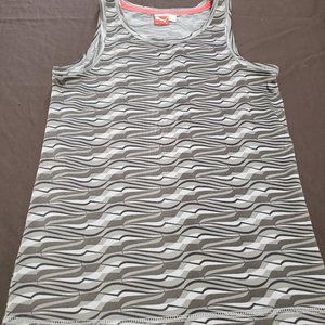 Puma Tank Top  Aztec Pattern Lightweight Athleisure Sports Girls Size XL 16